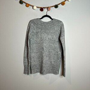 Susana Monaco grey wool blend scoop back sweater